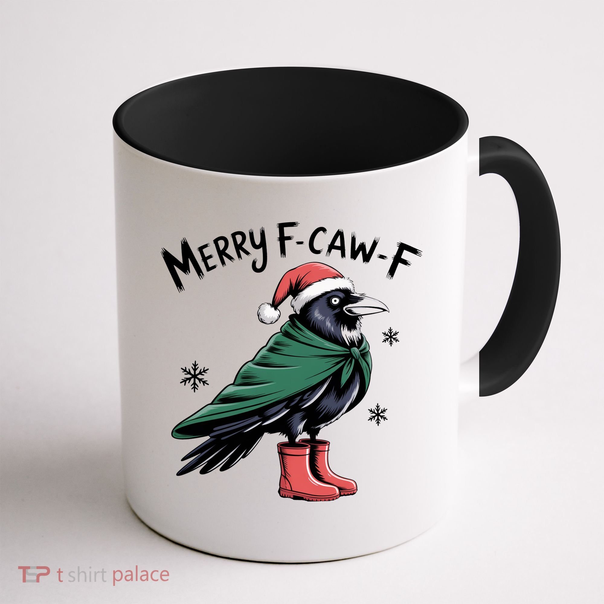 Merry F-Caw-F Christmas! Coffee Mug