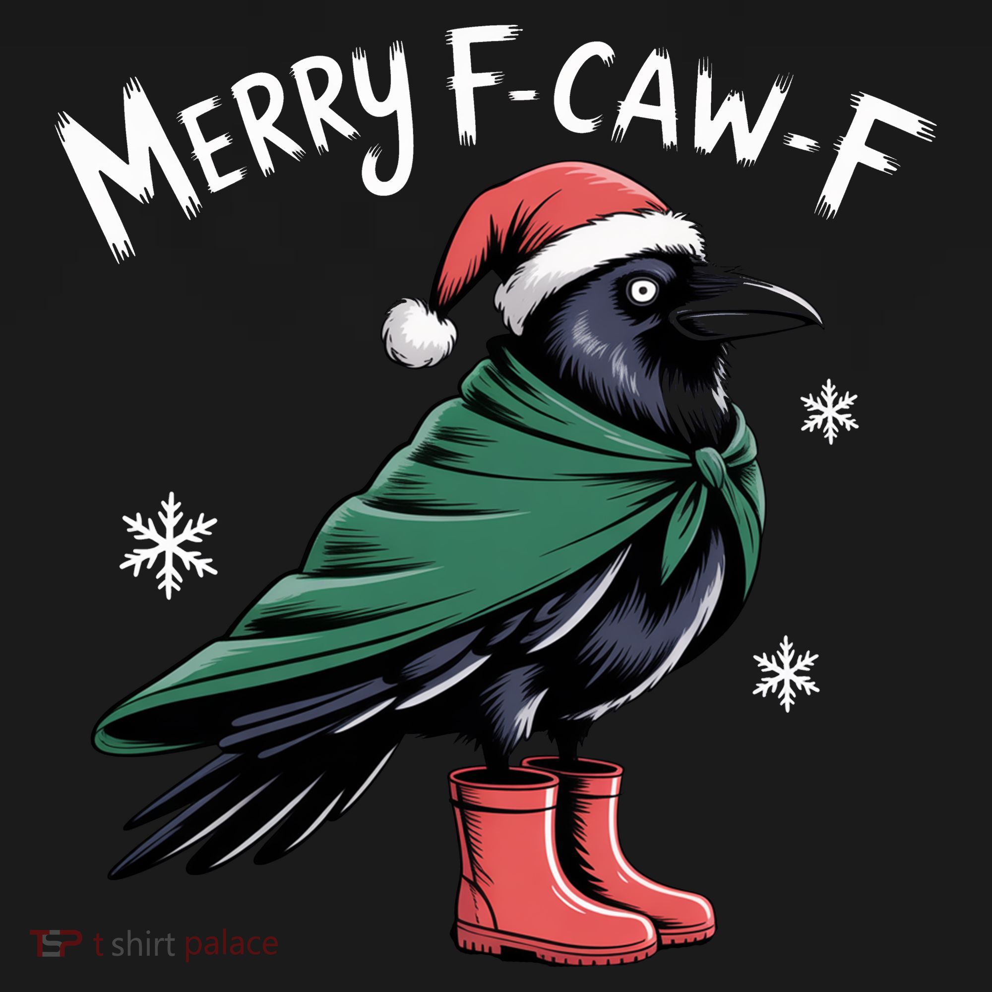 Merry F-Caw-F Christmas! Women's Hoodie