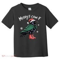 Merry F-Caw-F Christmas! Toddler T-Shirt thumb 0
