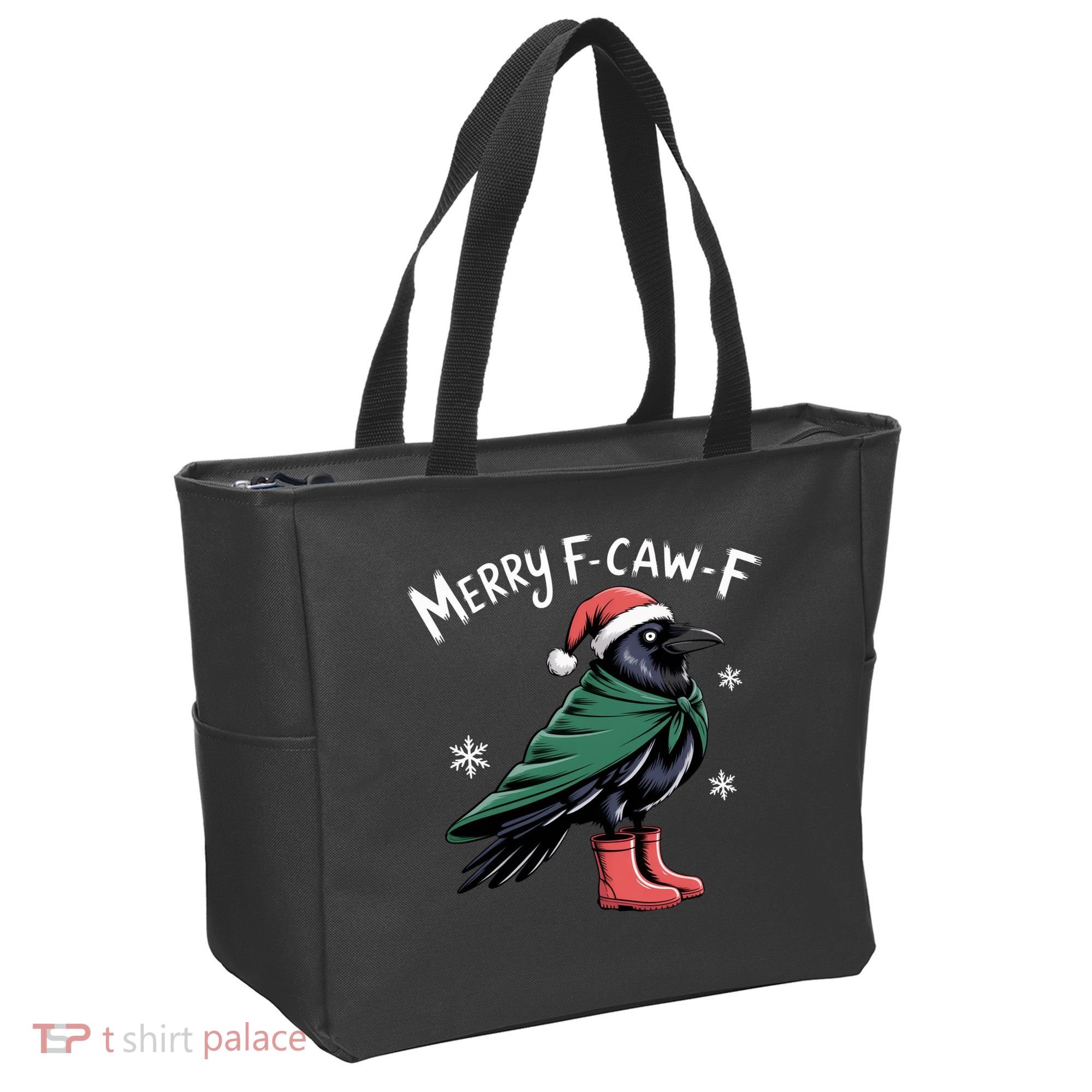 Merry F-Caw-F Christmas! Tote Bag