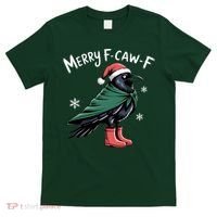 Merry F-Caw-F Christmas! T-Shirt thumb 0