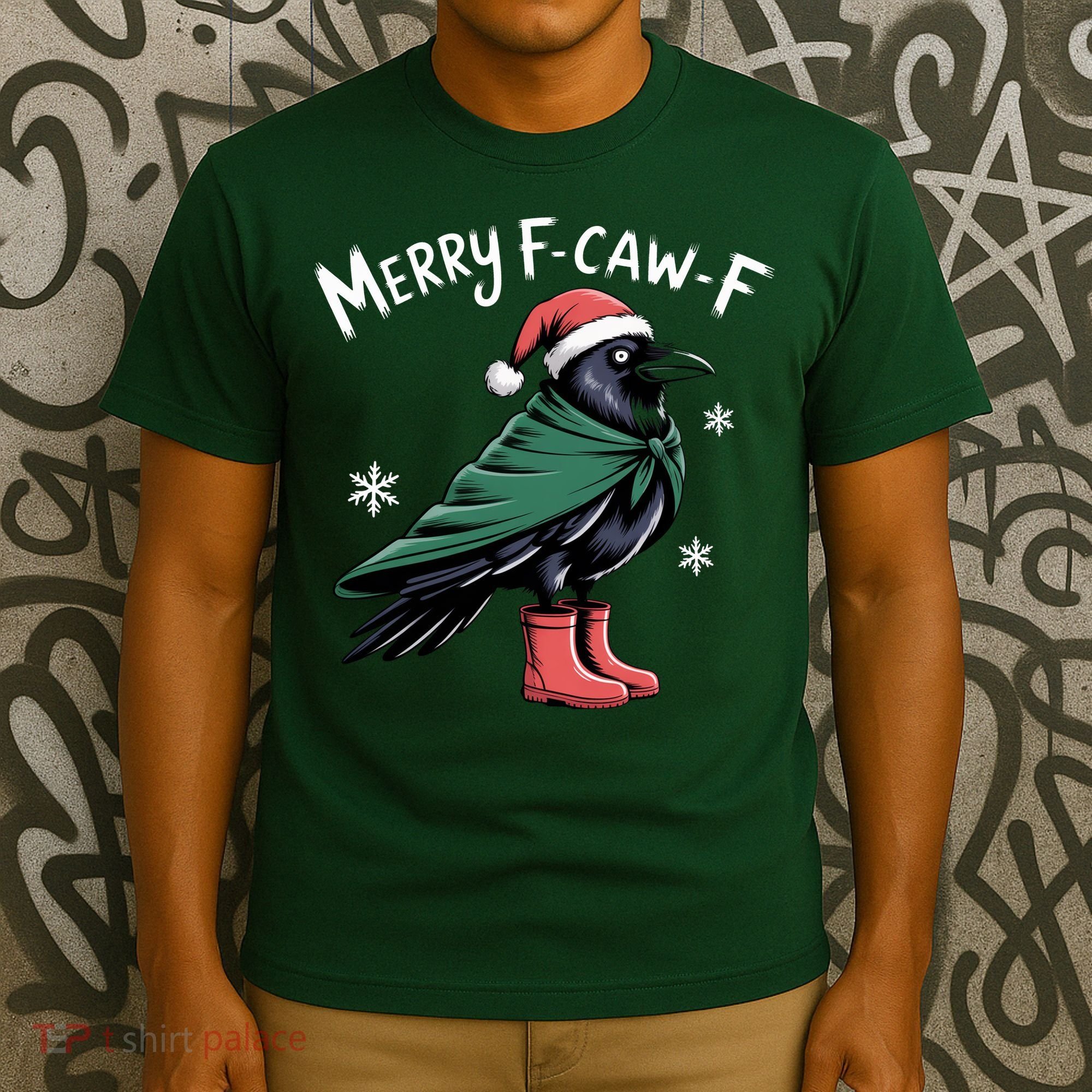 Merry F-Caw-F Christmas! T-Shirt