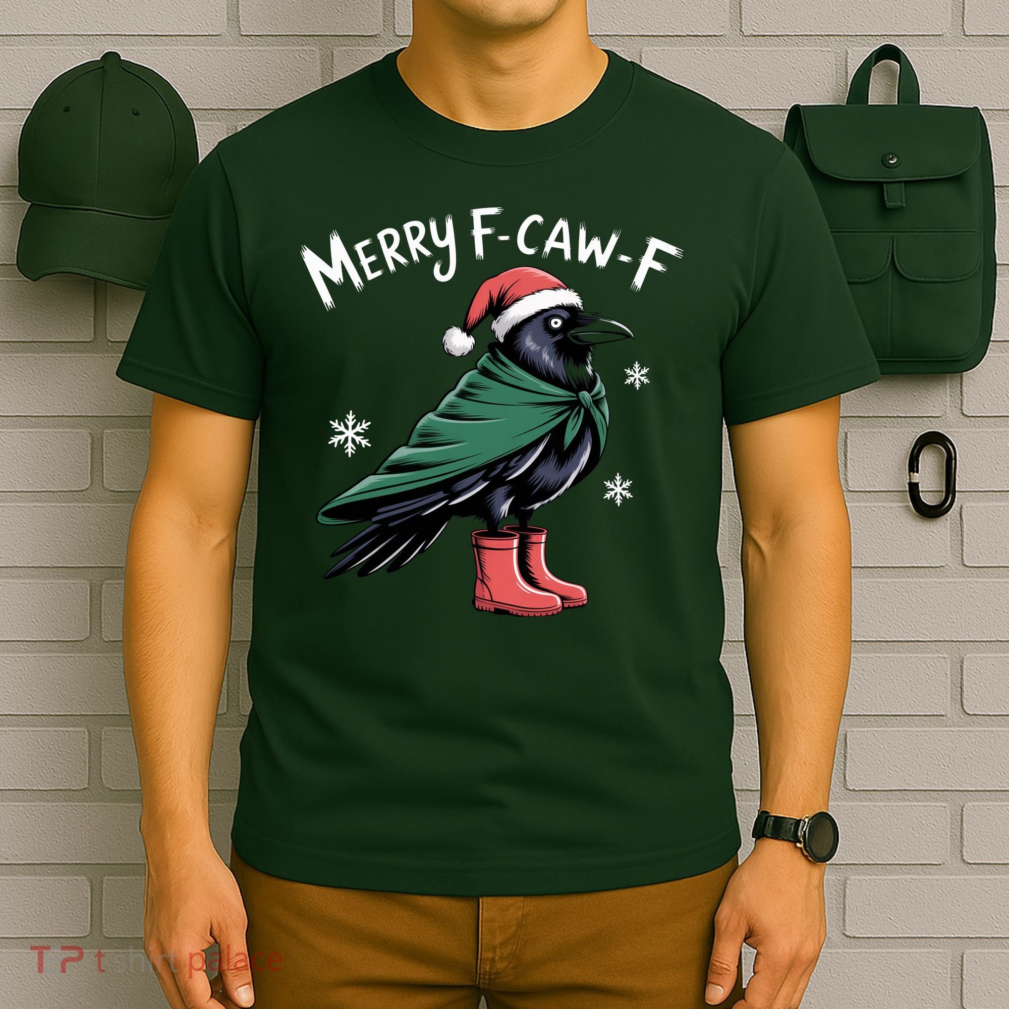 Merry F-Caw-F Christmas! T-Shirt