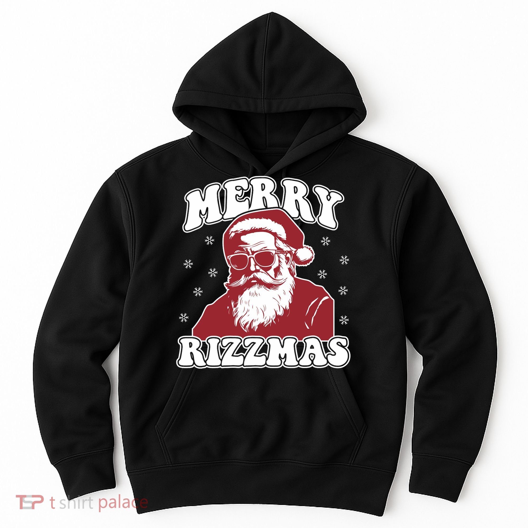 Merry Funny Christmas Rizz Santa Claus Rizzler Hoodie