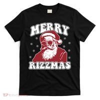 Merry Funny Christmas Rizz Santa Claus Rizzler T-Shirt thumb 0