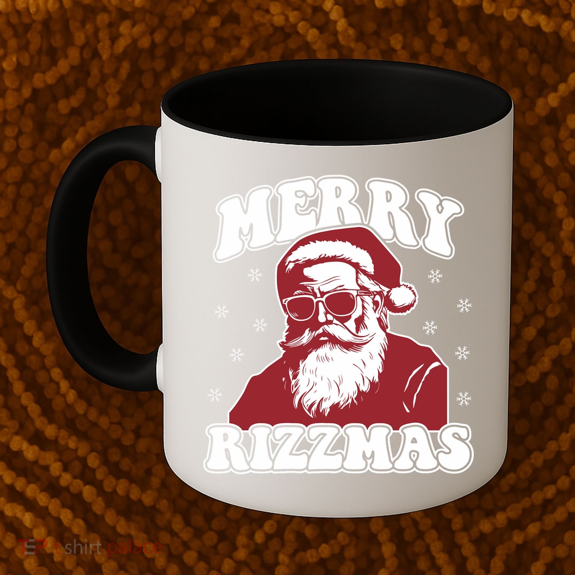 Merry Funny Christmas Rizz Santa Claus Rizzler Coffee Mug