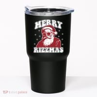 Merry Funny Christmas Rizz Santa Claus Rizzler Tumbler thumb 0