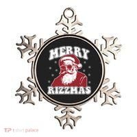 Merry Funny Christmas Rizz Santa Claus Rizzler Ornament thumb 0