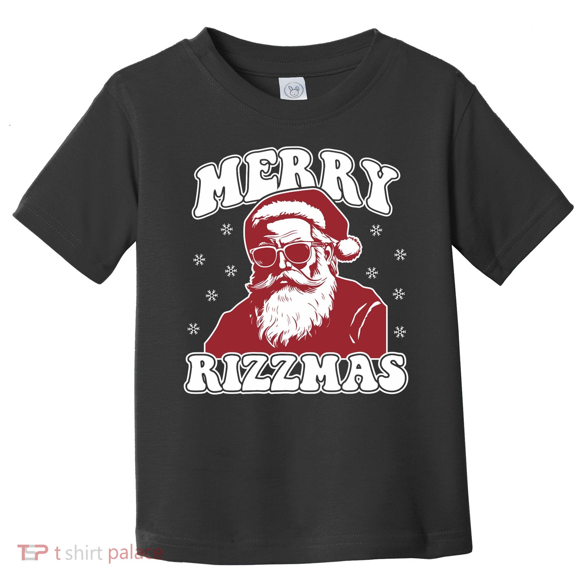 Merry Funny Christmas Rizz Santa Claus Rizzler Toddler T-Shirt
