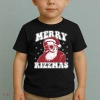 Merry Funny Christmas Rizz Santa Claus Rizzler Toddler T-Shirt thumb 2