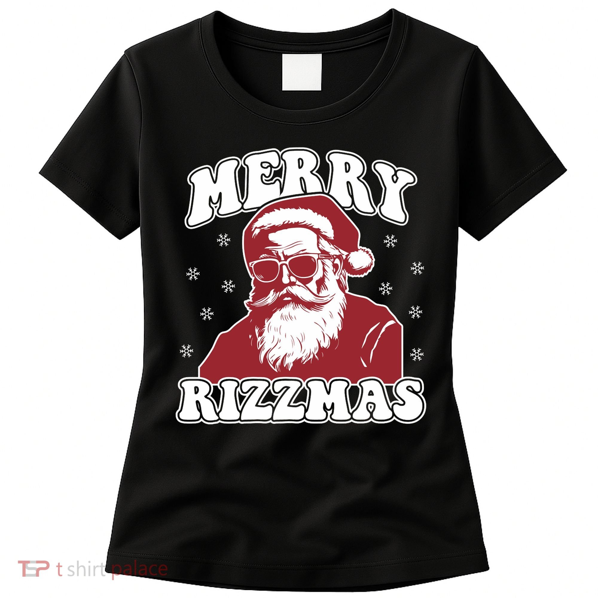 Merry Funny Christmas Rizz Santa Claus Rizzler Women's T-Shirt