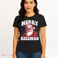 Merry Funny Christmas Rizz Santa Claus Rizzler Women's T-Shirt thumb 4