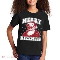 Merry Funny Christmas Rizz Santa Claus Rizzler Kids T-Shirt thumb 2