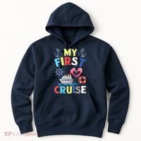 My First Cruise, Wo, Girl and Boy Funny Cruise Trip Hoodie thumb 0