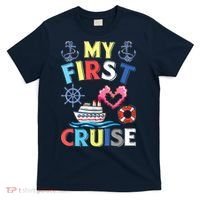 My First Cruise, Wo, Girl and Boy Funny Cruise Trip T-Shirt thumb 0