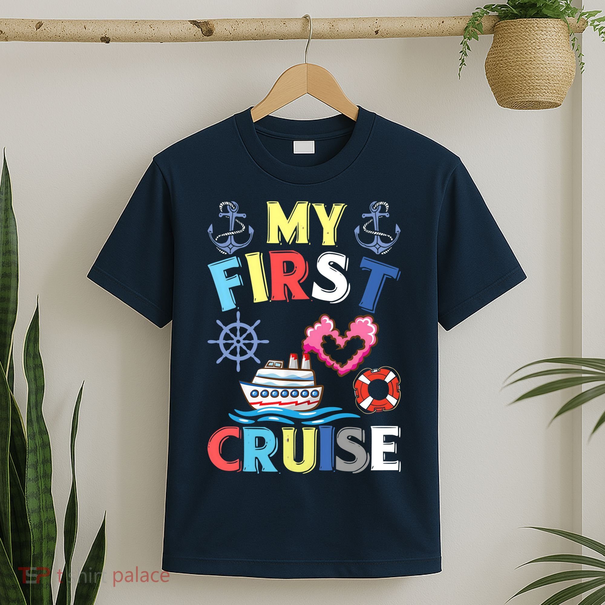 My First Cruise, Wo, Girl and Boy Funny Cruise Trip T-Shirt