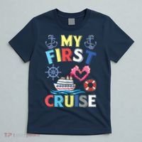 My First Cruise, Wo, Girl and Boy Funny Cruise Trip T-Shirt thumb 5