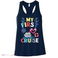 My First Cruise, Wo, Girl and Boy Funny Cruise Trip Women's Tank Top thumb 0