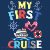 My First Cruise, Wo, Girl and Boy Funny Cruise Trip Women's Tank Top thumb 5