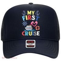 My First Cruise, Wo, Girl and Boy Funny Cruise Trip Hat thumb 0