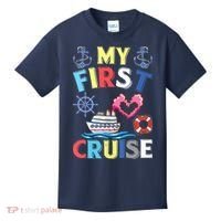 My First Cruise, Wo, Girl and Boy Funny Cruise Trip Kids T-Shirt thumb 0