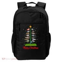 Merry Fishmas Christmas Tree Fish Fishing Backpack thumb 0
