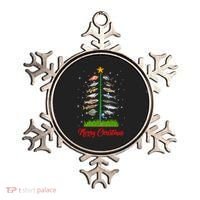 Merry Fishmas Christmas Tree Fish Fishing Ornament thumb 0