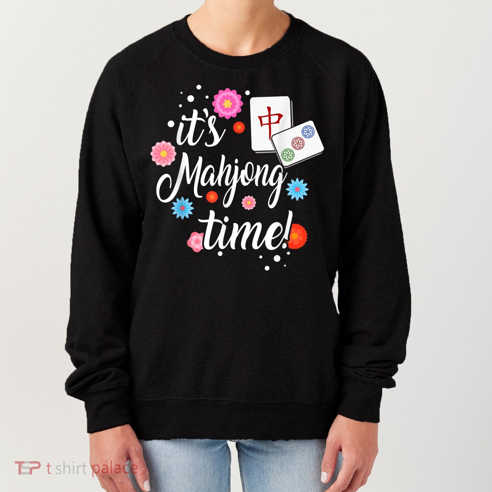 Mahjong For Chinese Or Mahjong Player Women's Sweatshirt