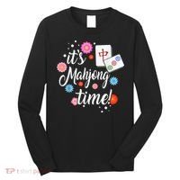 Mahjong For Chinese Or Mahjong Player Long Sleeve Shirt thumb 0