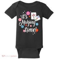 Mahjong For Chinese Or Mahjong Player Baby Bodysuit thumb 0