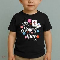 Mahjong For Chinese Or Mahjong Player Toddler T-Shirt thumb 2
