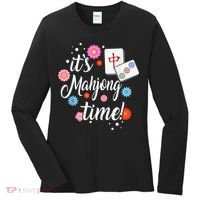 Mahjong For Chinese Or Mahjong Player Women's Long Sleeve Shirt thumb 0