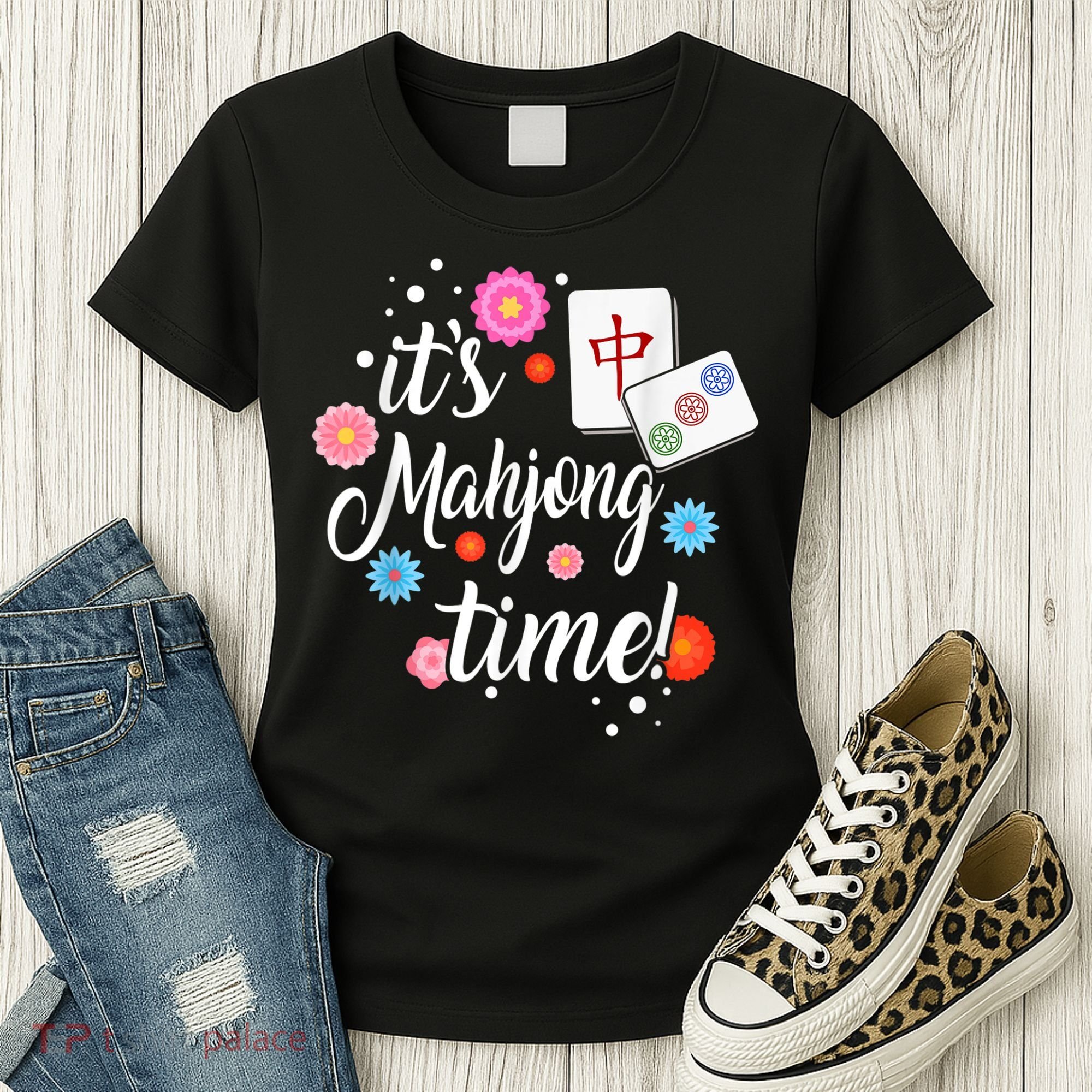 Mahjong For Chinese Or Mahjong Player Women's T-Shirt