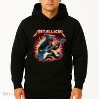 Metallicat Funny Cat Hoodie thumb 2