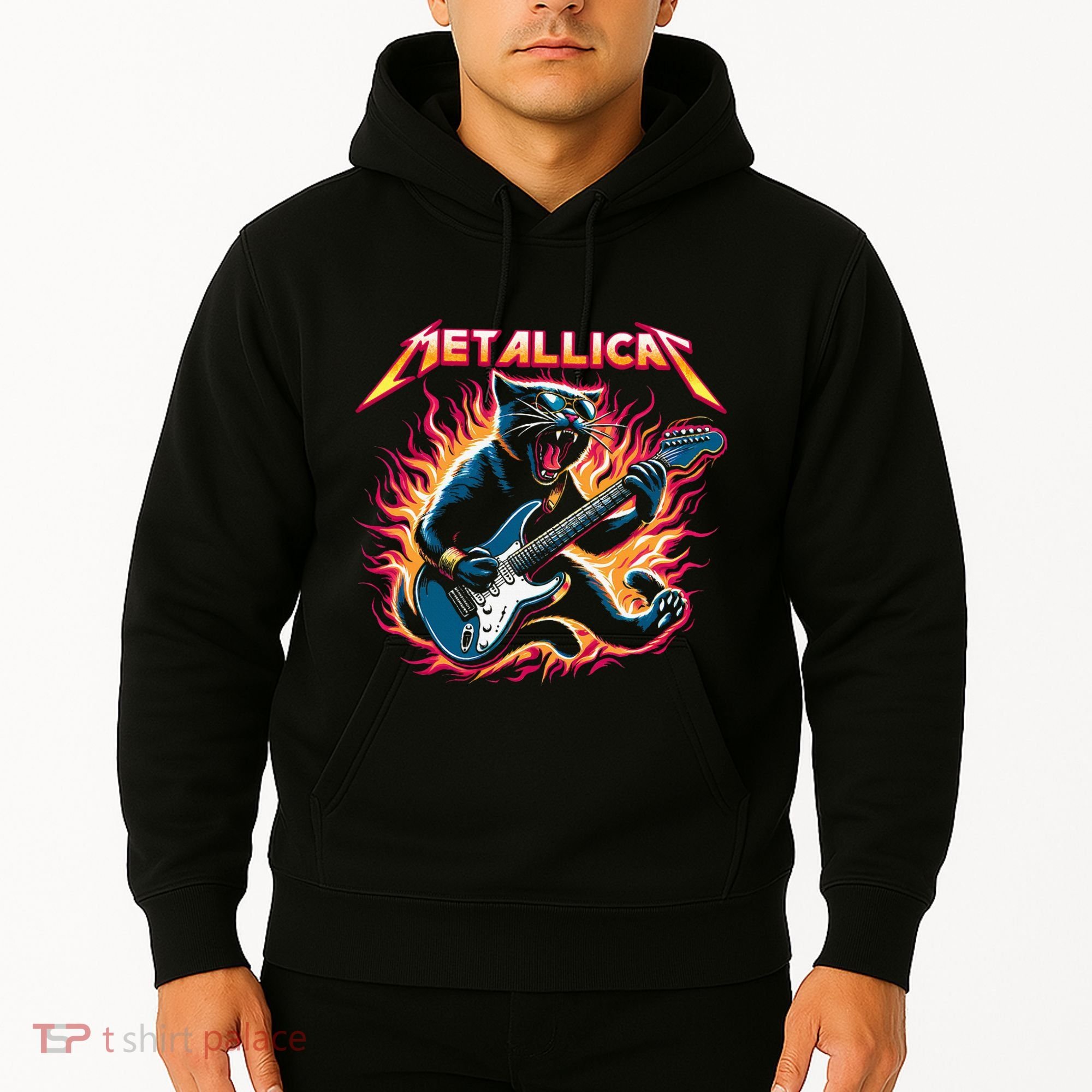 Metallicat Funny Cat Hoodie