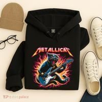 Metallicat Funny Cat Hoodie thumb 4