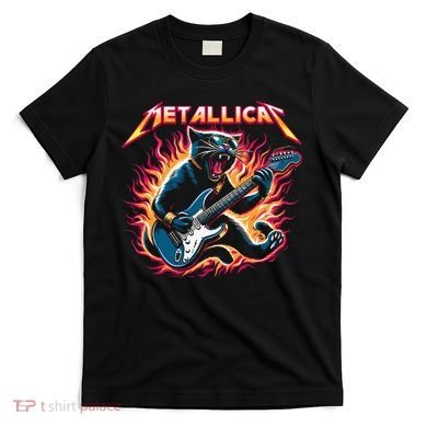 Metallicat Funny Cat T-Shirt