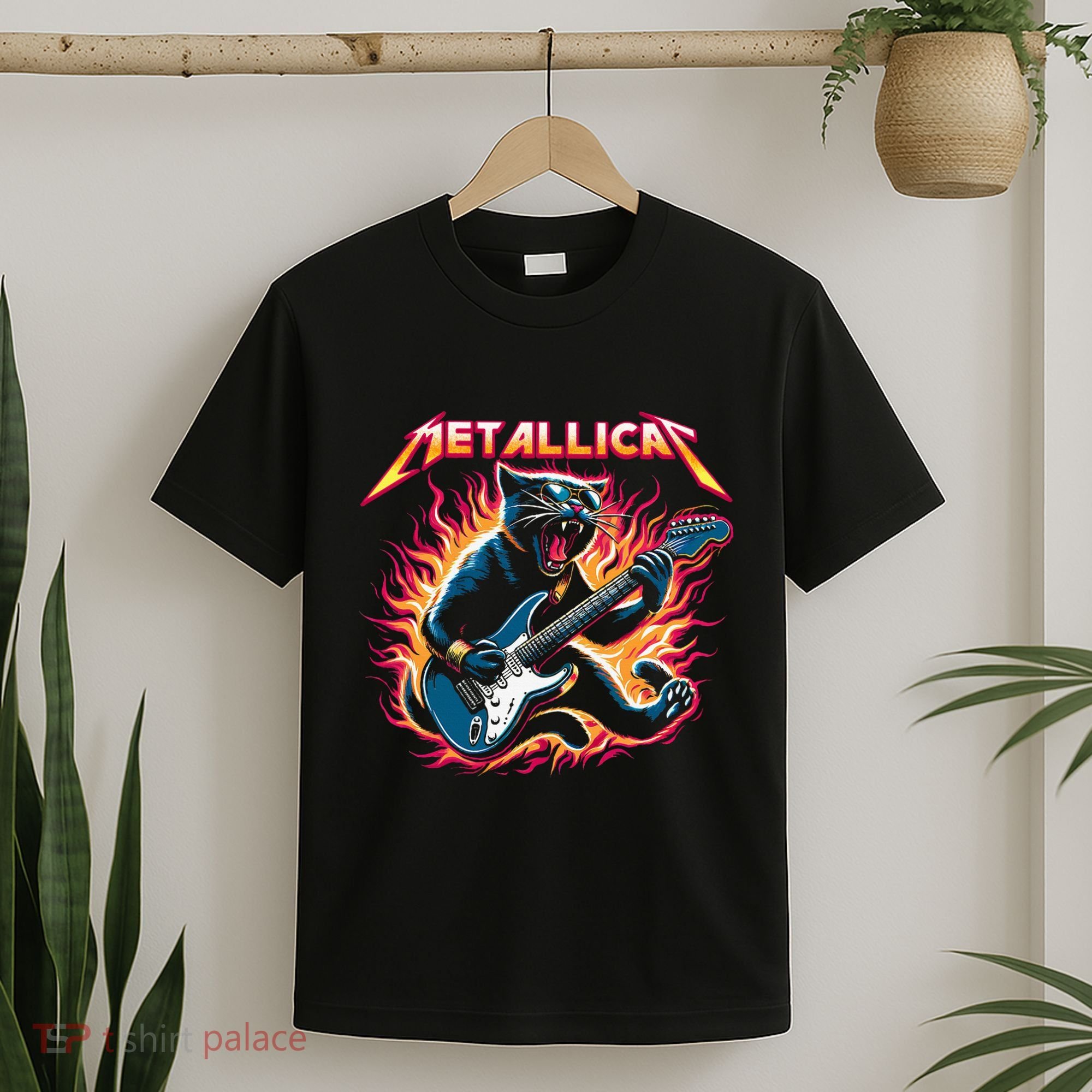 Metallicat Funny Cat T-Shirt