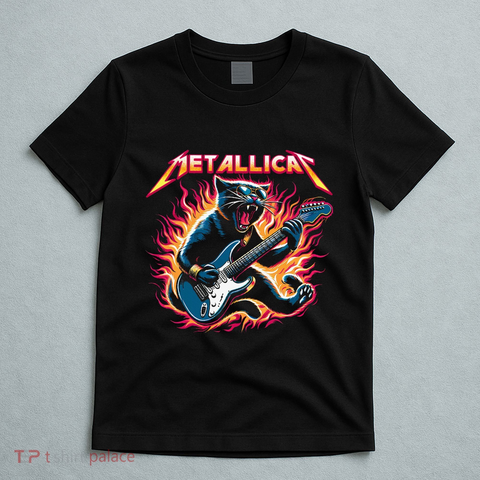 Metallicat Funny Cat T-Shirt