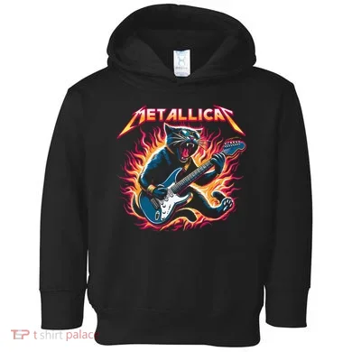 Metallicat Funny Cat Toddler Hoodie