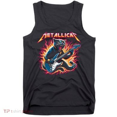 Metallicat Funny Cat Tank Top