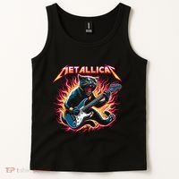 Metallicat Funny Cat Tank Top thumb 2