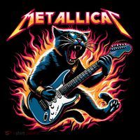 Metallicat Funny Cat Toddler T-Shirt thumb 4