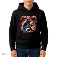 Metallicat Funny Cat Kids Hoodie thumb 4