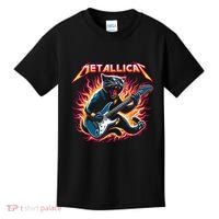 Metallicat Funny Cat Kids T-Shirt thumb 0