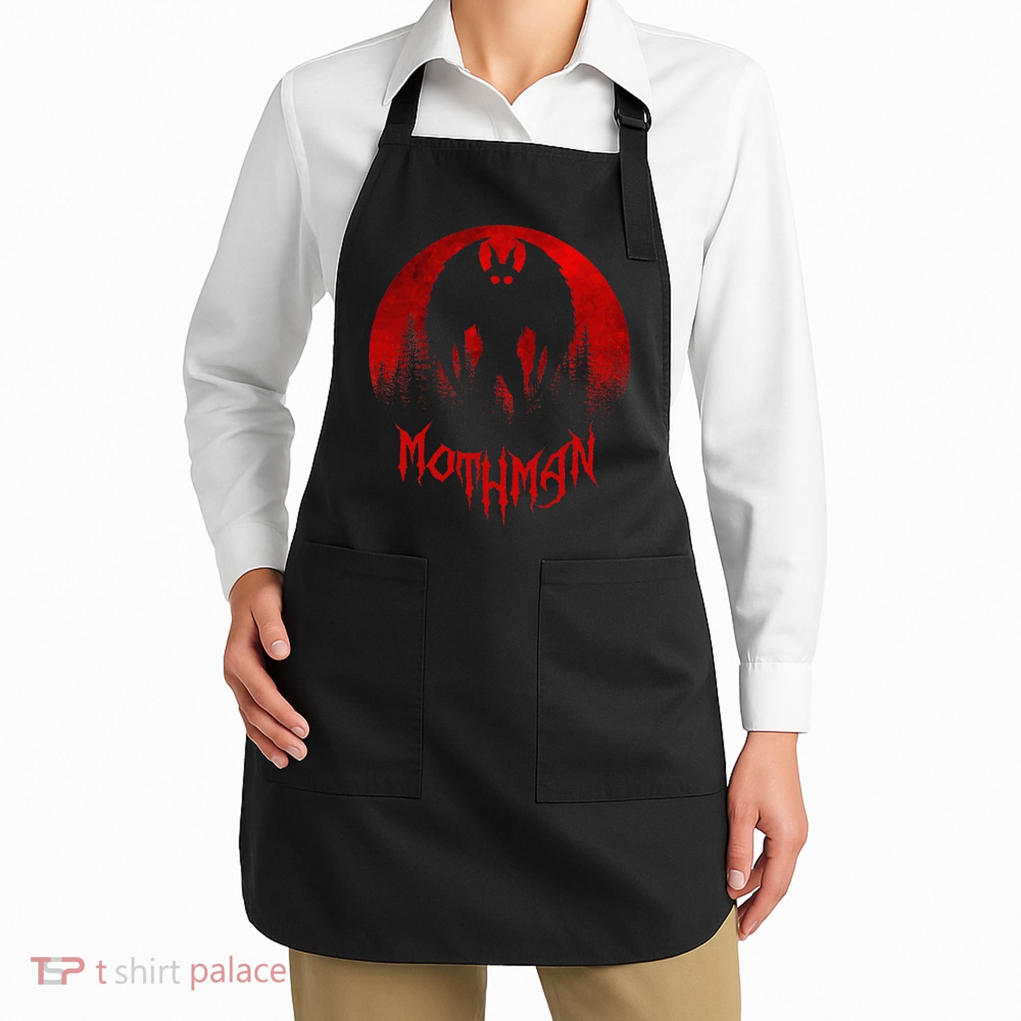 Mothman Folklore Cryptid Apron