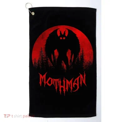 Mothman Folklore Cryptid Golf Towel