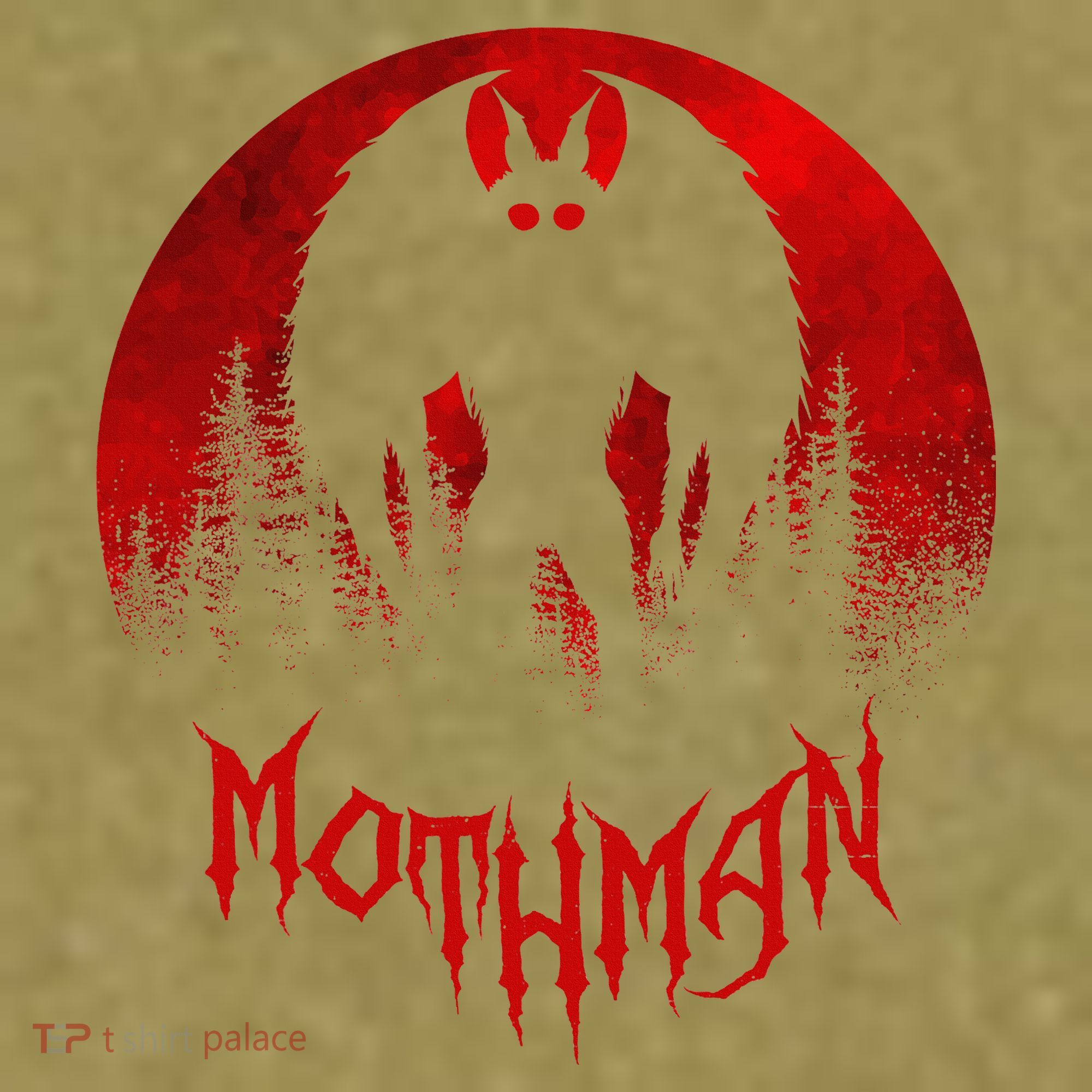 Mothman Folklore Cryptid Garment-Dyed Women's Muscle Tee
