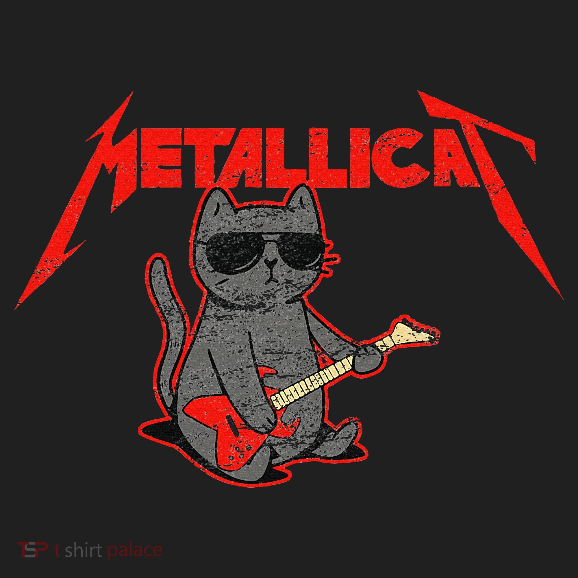 Metallicat Funny Cat Women's Sweatshirt