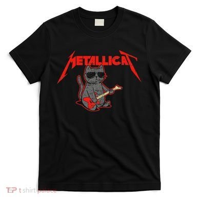 Metallicat Funny Cat T-Shirt